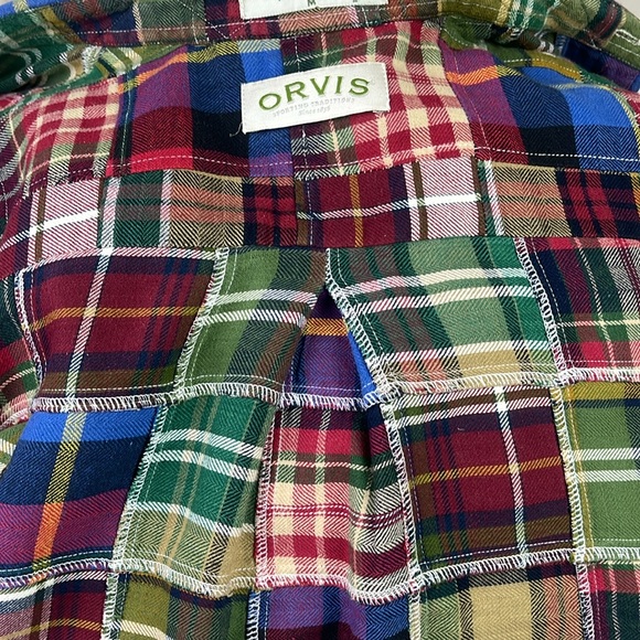 Orvis Patchwork Button Down Shirt - Picture 7 of 7